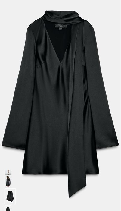Атласна сукня ZARA