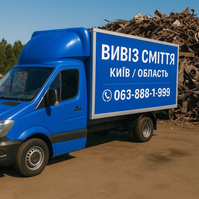 Вивіз будівельного сміття, вивіз меблів і техніки,хлам,мотлох