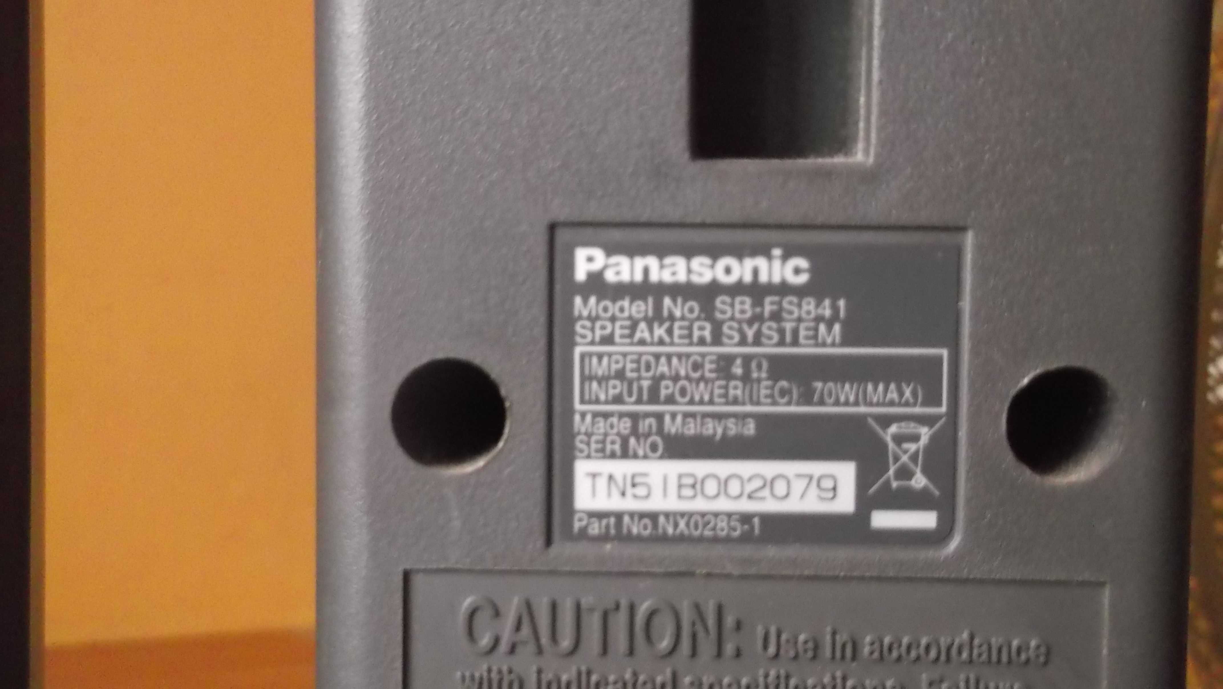 Głośniki Panasonic 2x70W