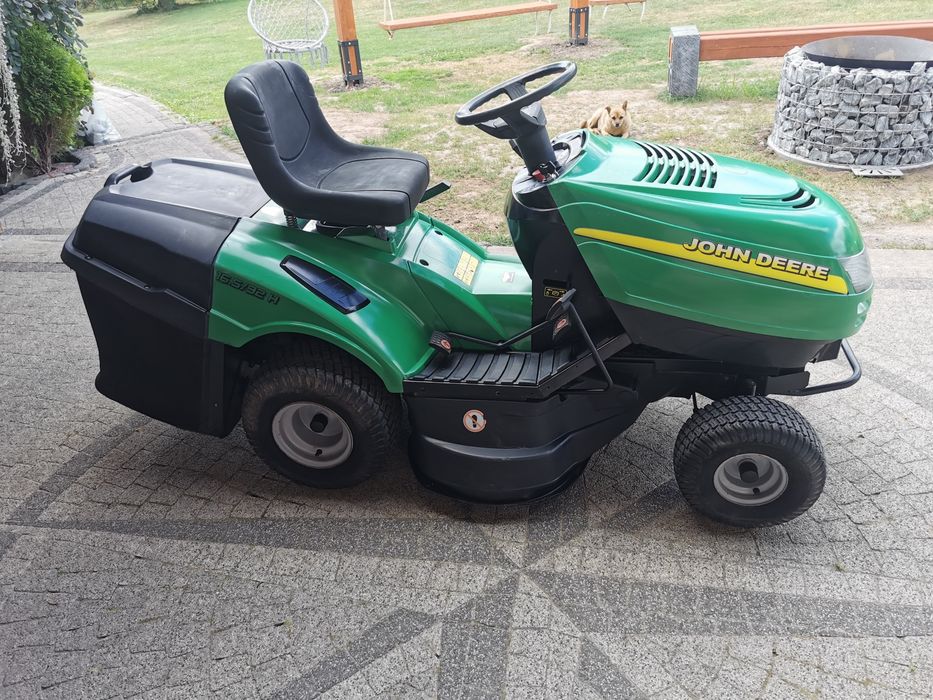 John Deere 16,5 HP Briggs Kosz STAN Faktura Traktorek Kosiarka