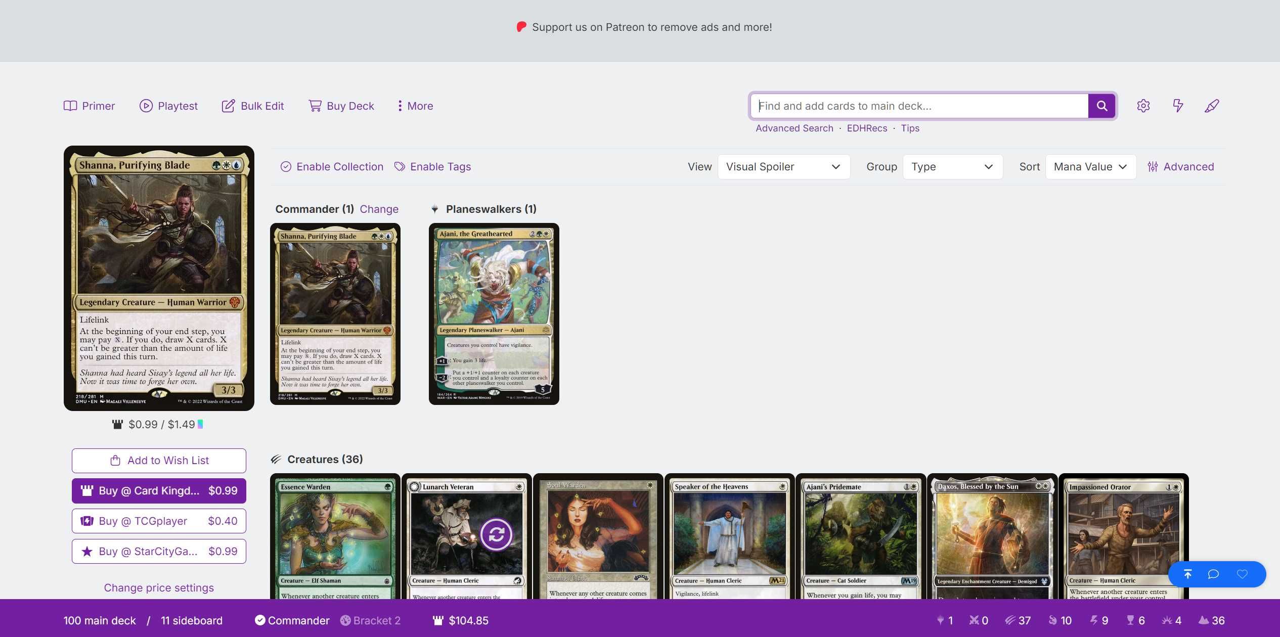 Magic the Gathering - Decks de commander para venda - Rodam super bem