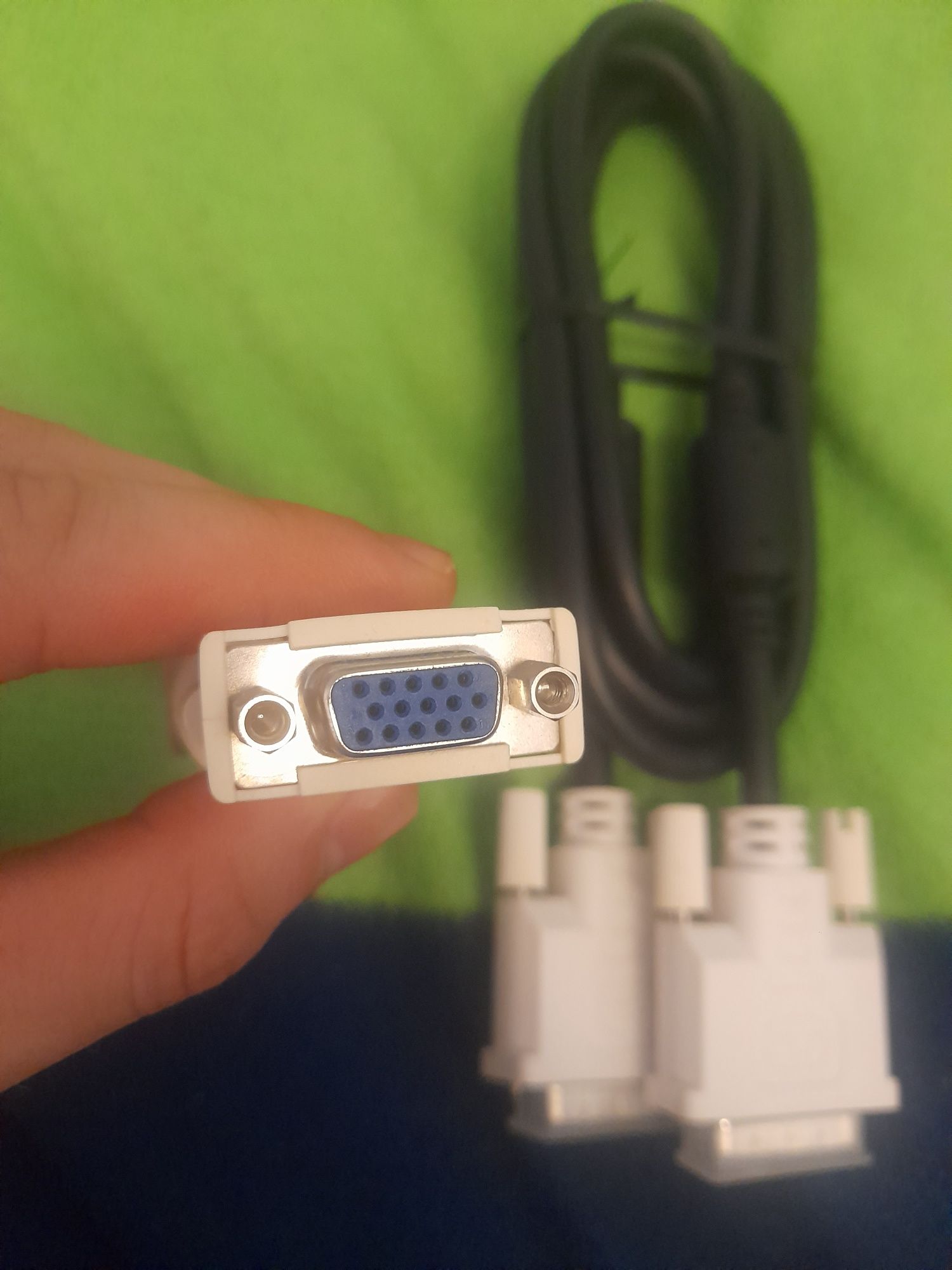 Kabel do komputera + przejściówka