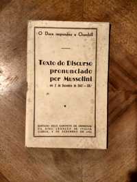O DUCE Respondeu a CHURCHILL - 2 de Dezembro de 1942