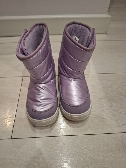 Śniegowce dziewczęce fioletowe rozmiar 30 Pepco