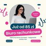 Księgowość od 85 zł. Biuro rachunkowe, VAT, KPiR, ryczałt., kadry