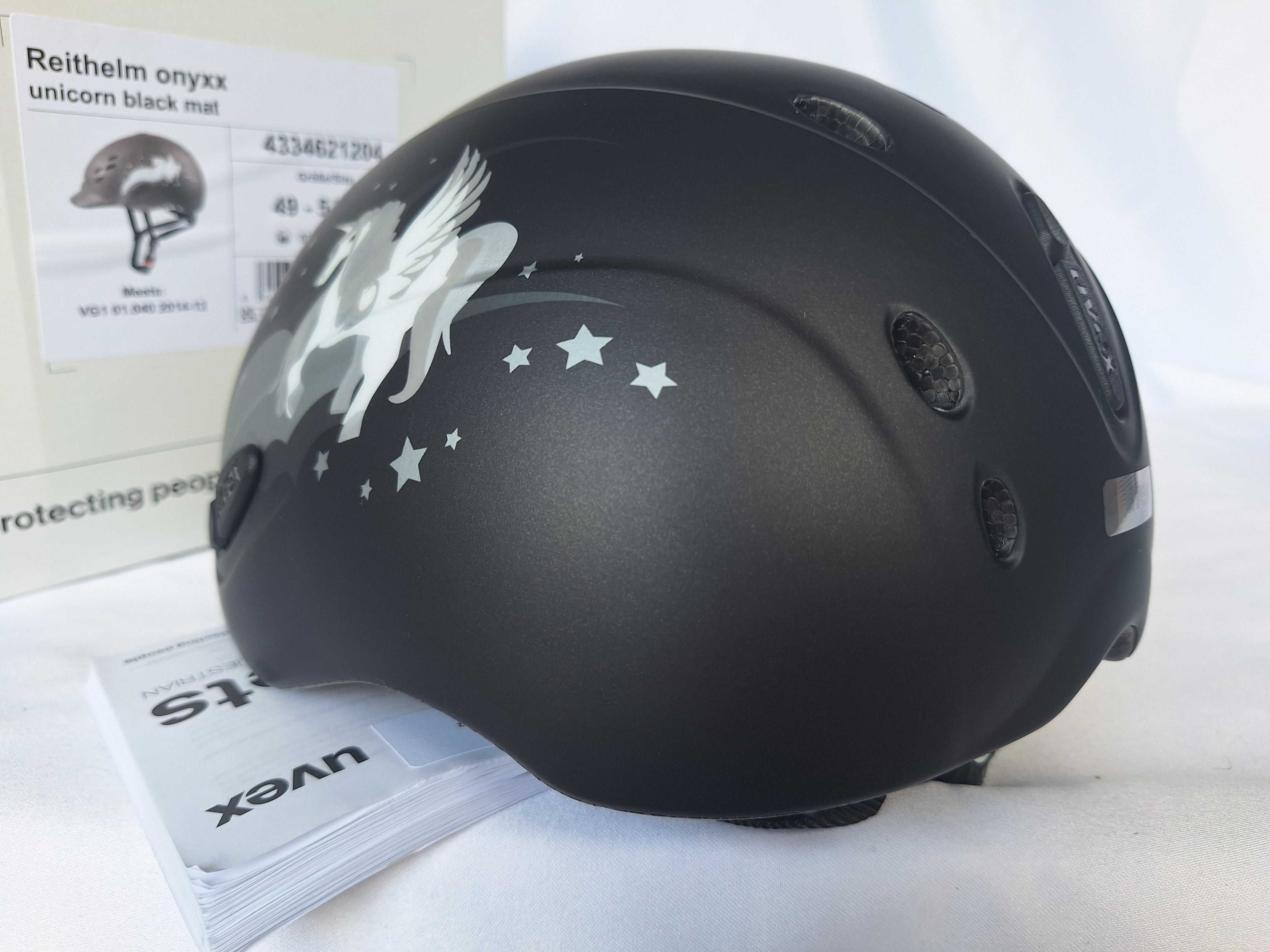 Kask jeździecki toczek Uvex Reithelm Onyxx Unicorn 3XS-XS 49-54cm