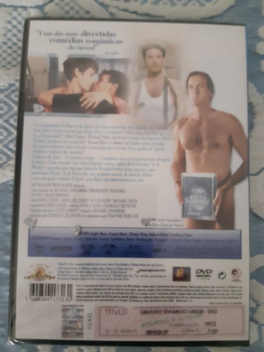 Dvd Um peixe chamado Wanda(raro) selado