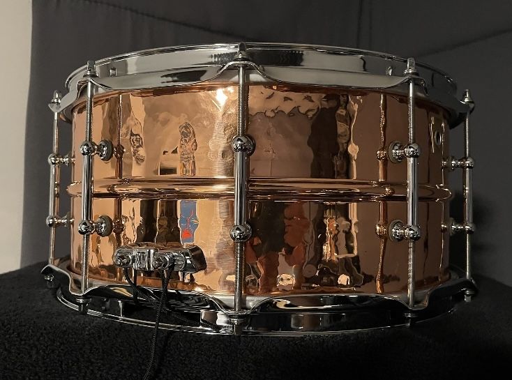 Ludwig Copper Phonic 14x6,5 tube lugs