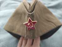 Letnia czapką polowa żolnierza ZSRR. 1982 r. Rozmiar 56.