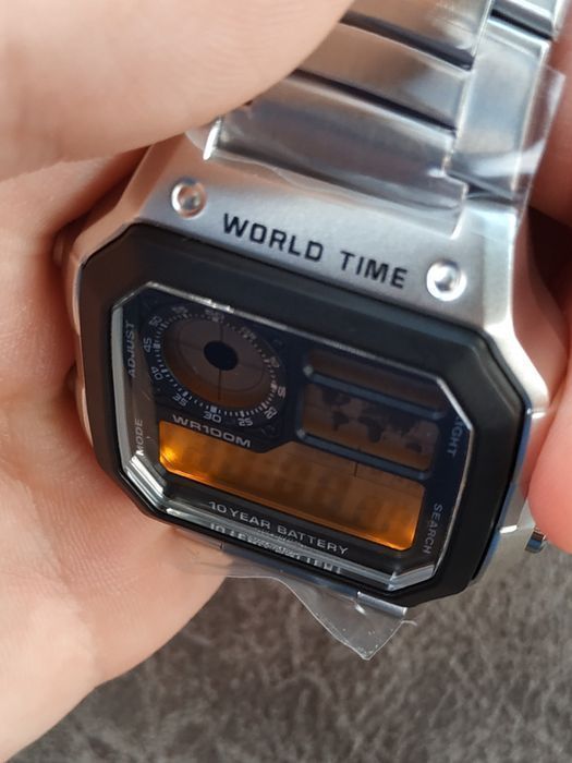 Часы мужские Casio AE-1200WHD-1 WR 100M/10Bar Оригинал Гарантия Касио