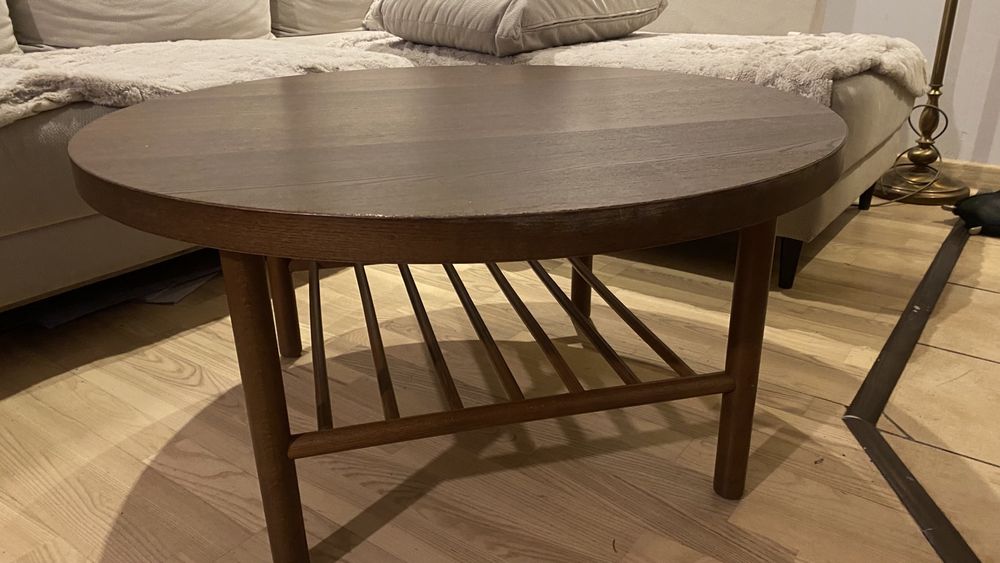 Stół kawowy Ikea Listerby, zadbana ława