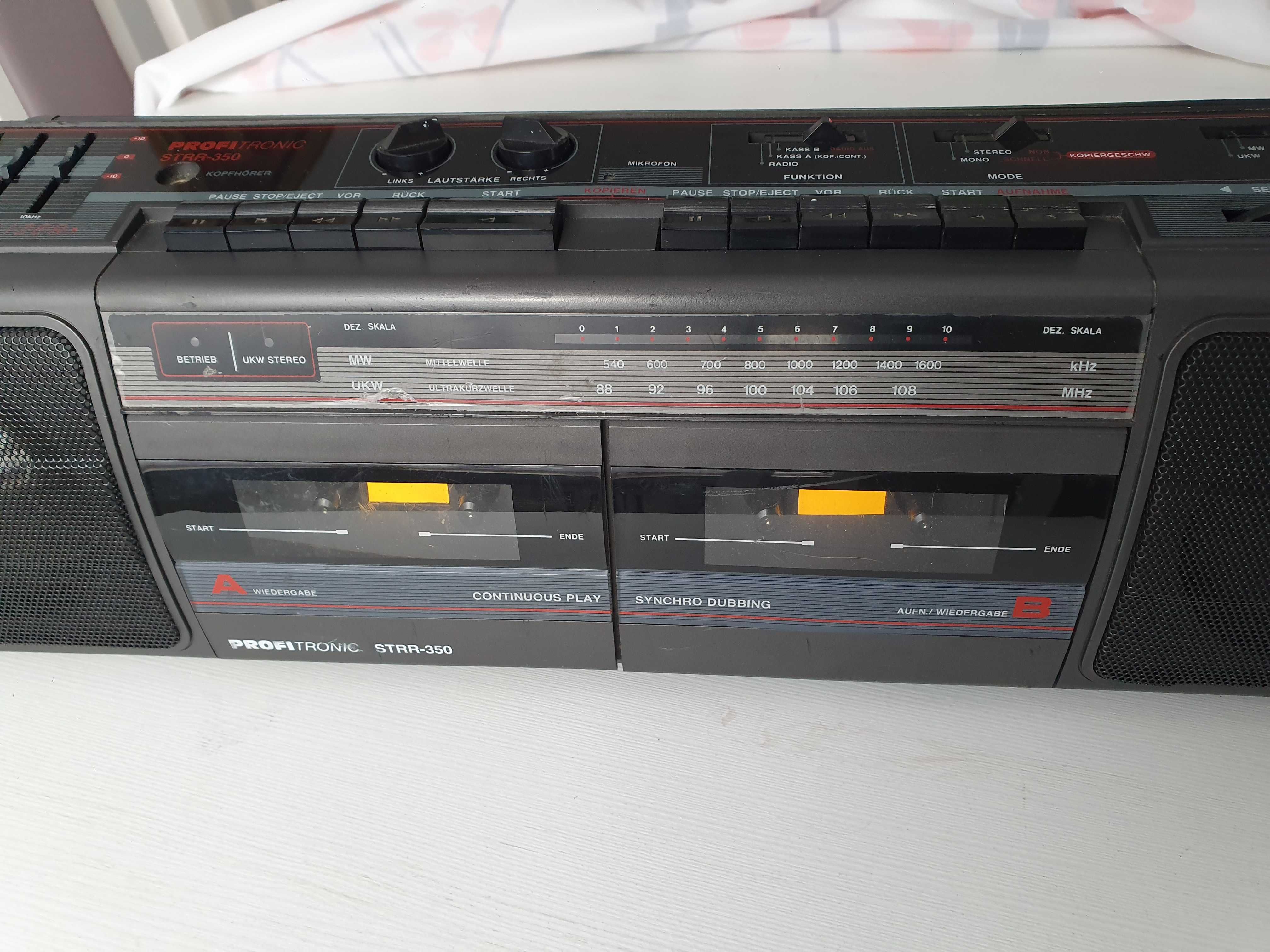 Radiomagnetofon Profitronic strr-350   boombox vintage