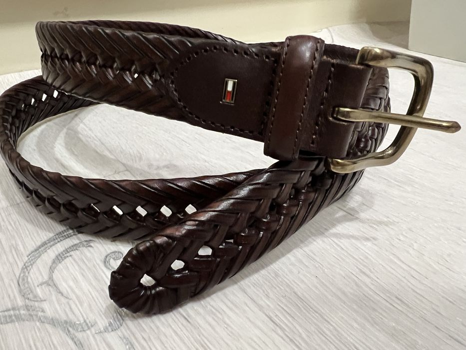 Ремень Tommy Hilfiger плетеный кожа