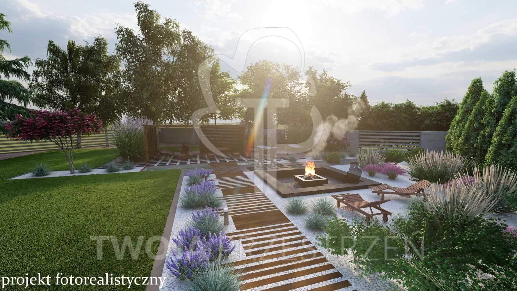 OGRODY zakładanie ogrodów, projektowanie, nawadnianie, trawniki usługi