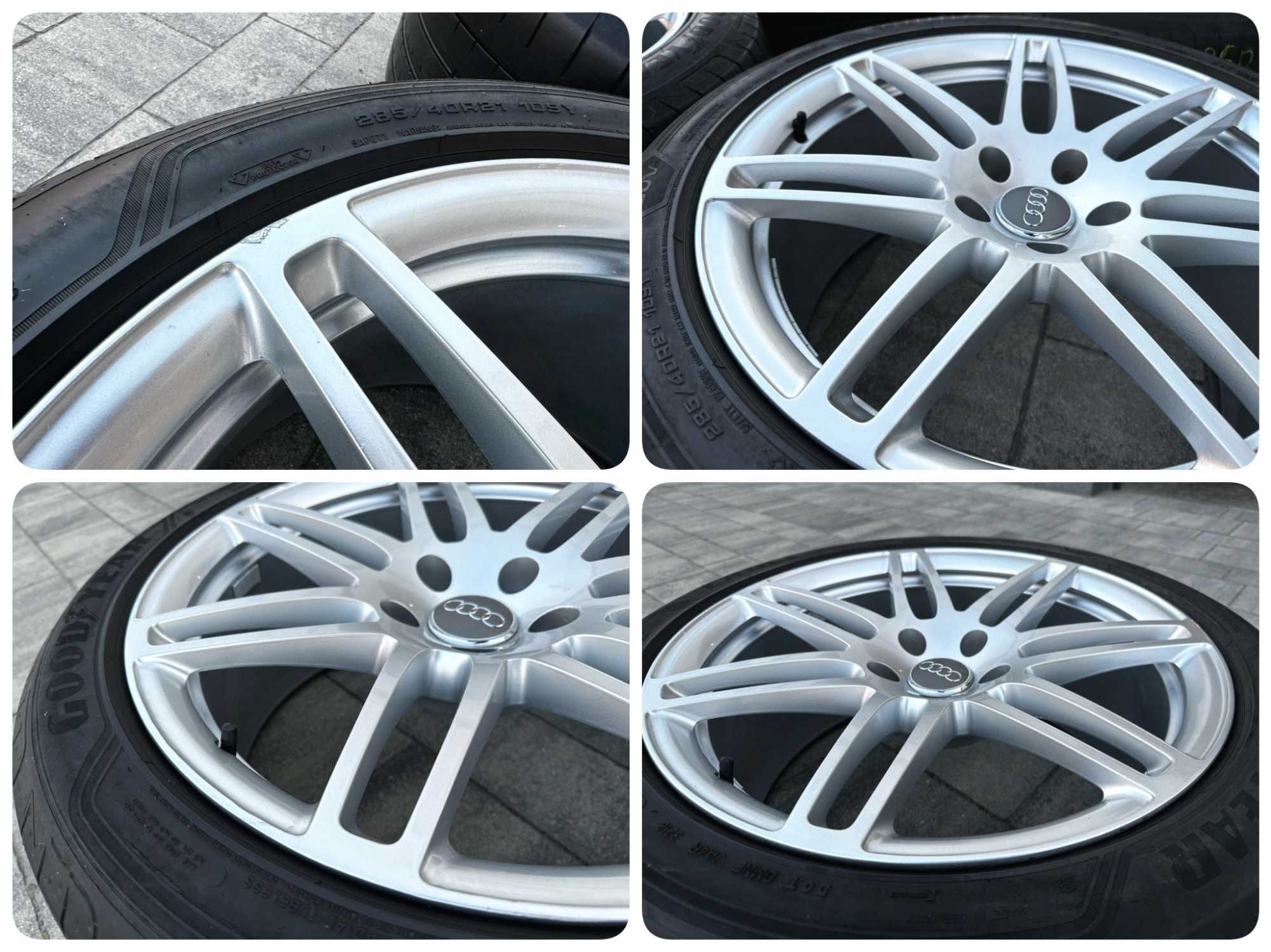 KOŁA LETNIE 21' AUDI Q7 4L 285/40R21 GOODYEAR 5X130 5.5mm 2018R ORG.