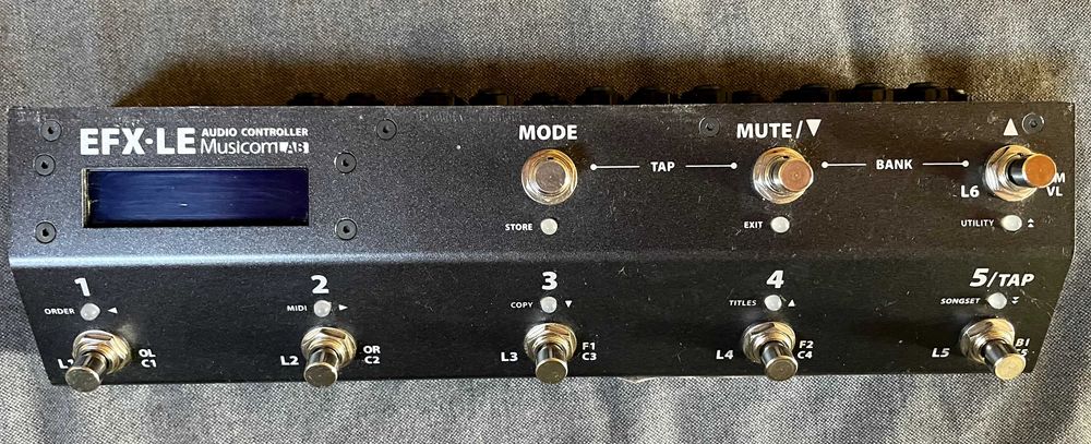 MUSICOM LAB  EFX LE Switching System, sterownik midi