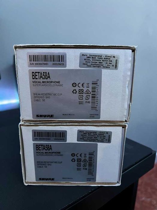 Microfone Shure beta 58A