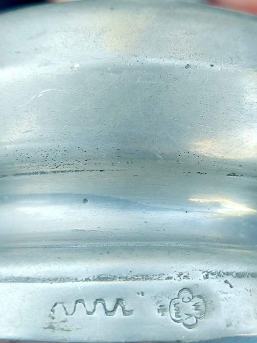 Castiçal em estanho do Séc. XVII.