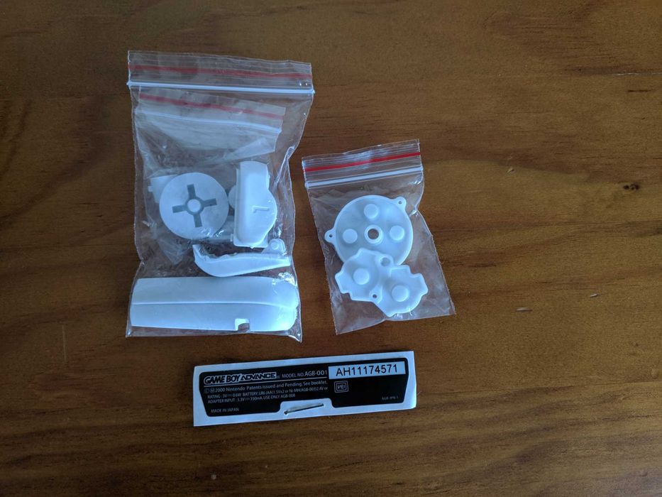 Peças Gameboy Advance