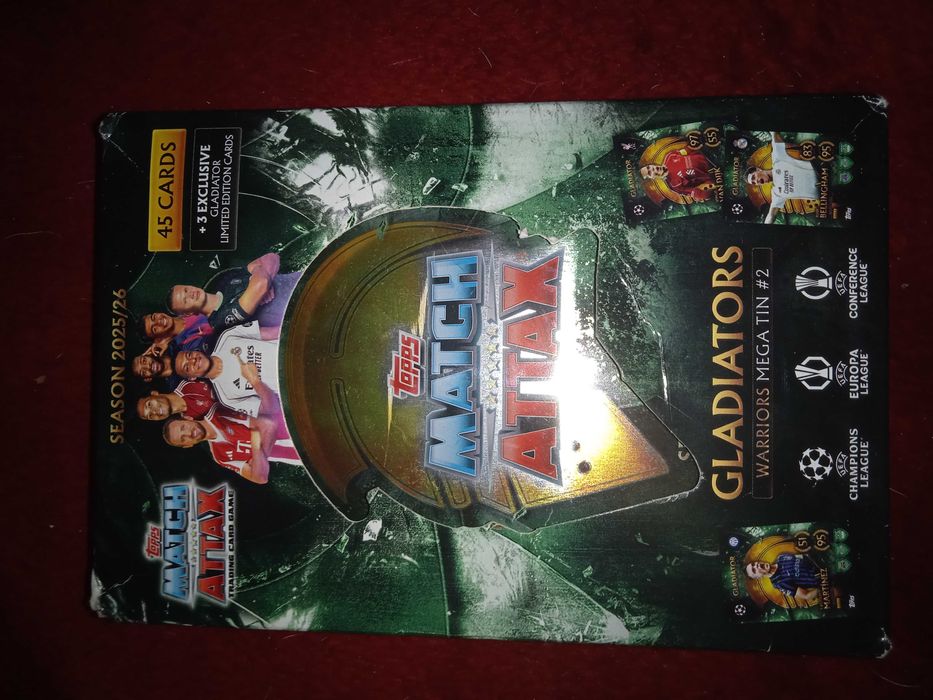 Mega Puszka nr 2 Match Attax 2026 Topps Warriors Karty Piłkarsk