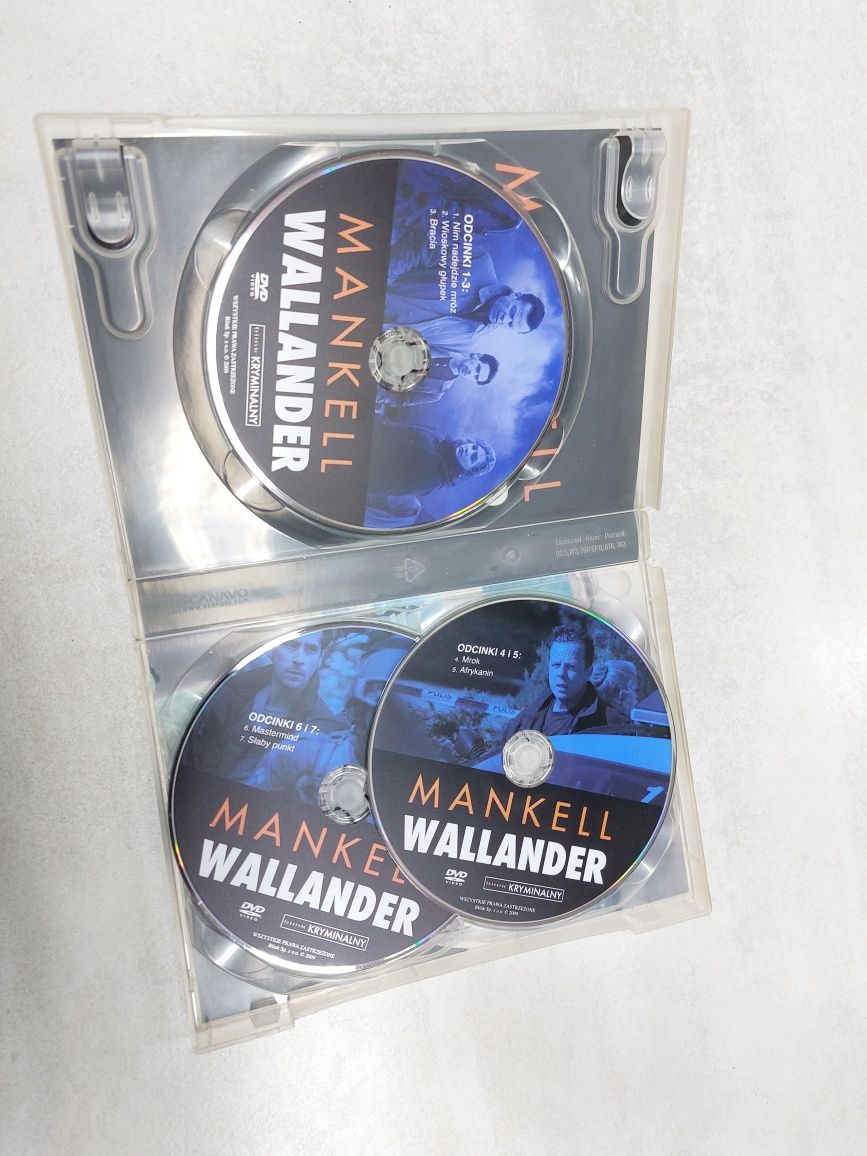 Wallander. Dvd. Sezon 1. Odcinki 1-7.