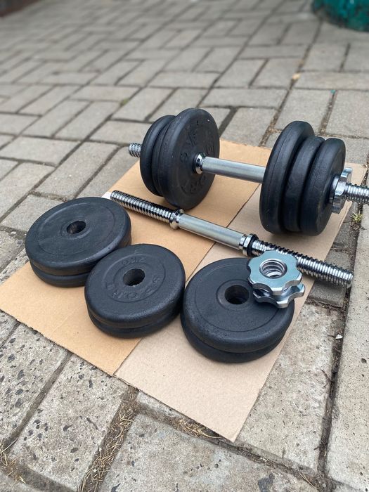 Цена Изготовителя!Гантели разборные с Нержавеющей стали от 10 до 47Кг.