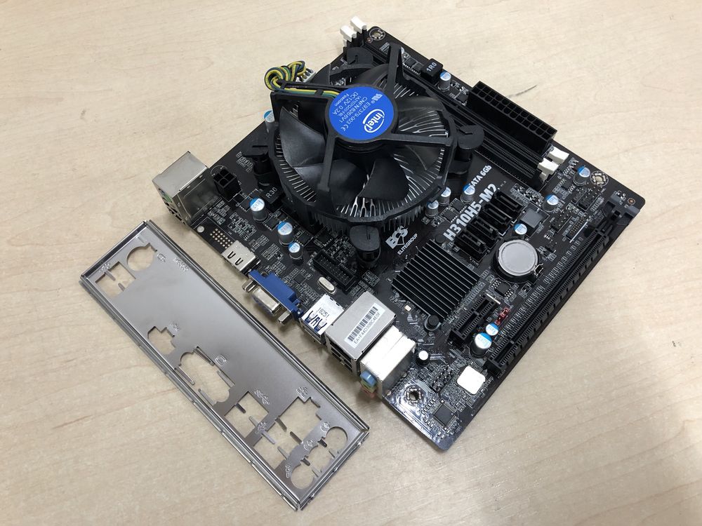 Материнська плата ECS H310H5-M2 +cpu Pentium G5400/s1151-v2 DDR4