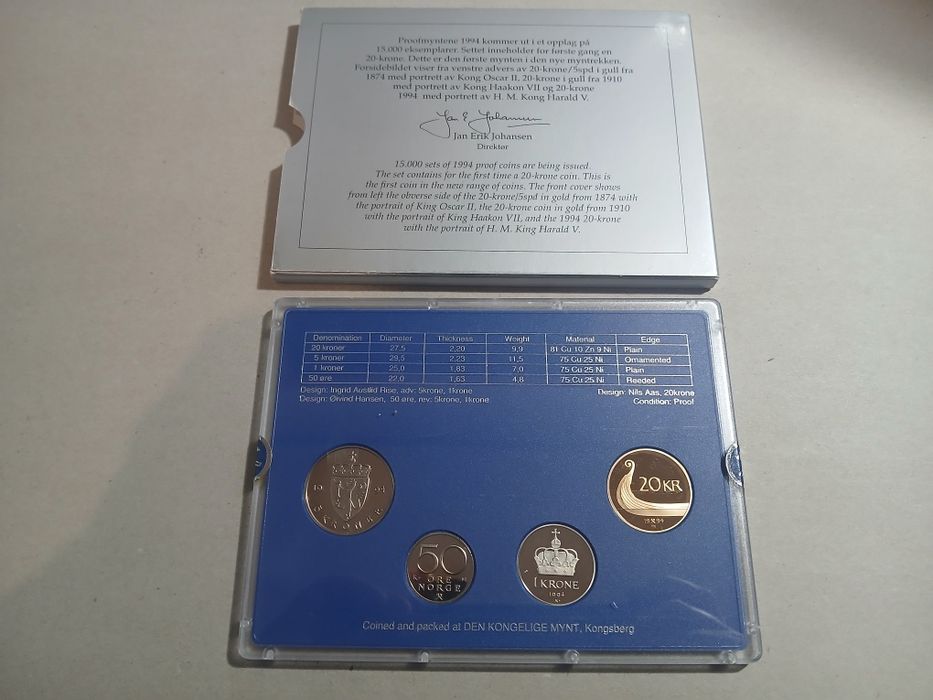 Ser proof 1994 noruega