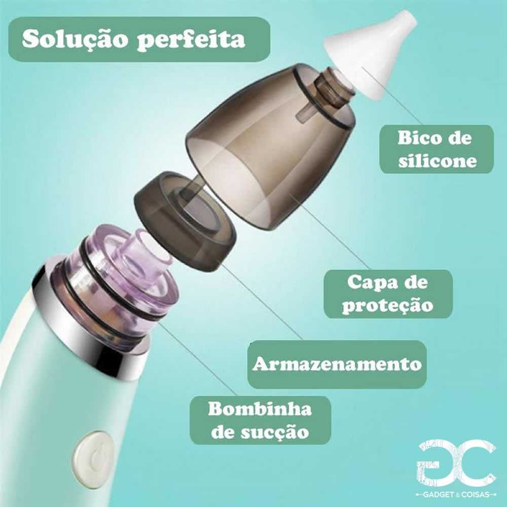 Aspirador Nasal Para Bebés Elétrico