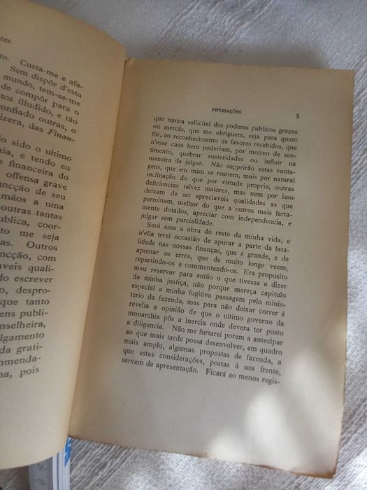 Relatórios de Propostas de Fazenda em 1911