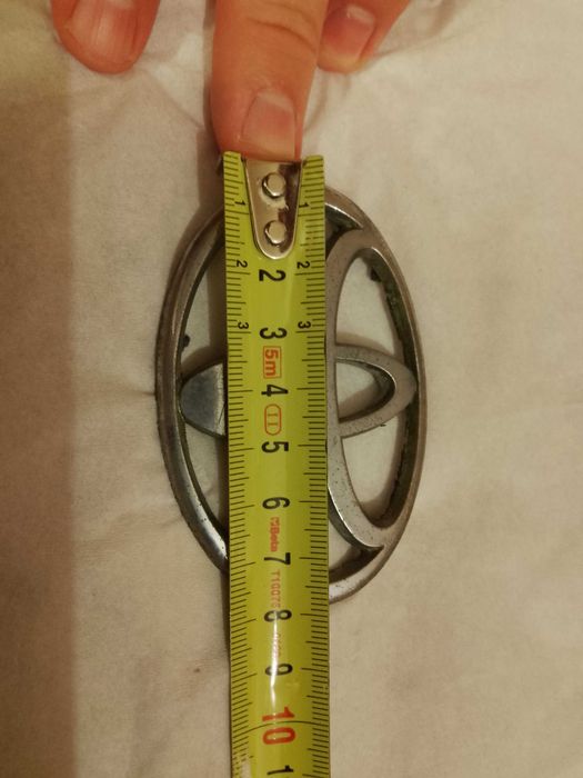 Emblemat logo Toyota oryginał 80x53 mm Avensis Corolla Camry