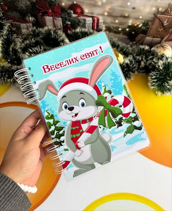 Зошит пиши-стирай+ альбом на липучках - подарунок на Миколая