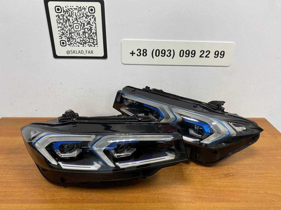 Фара фары  BMW 3 G20 LCI Blue led rest БМВ 3 Г20 лед б/у