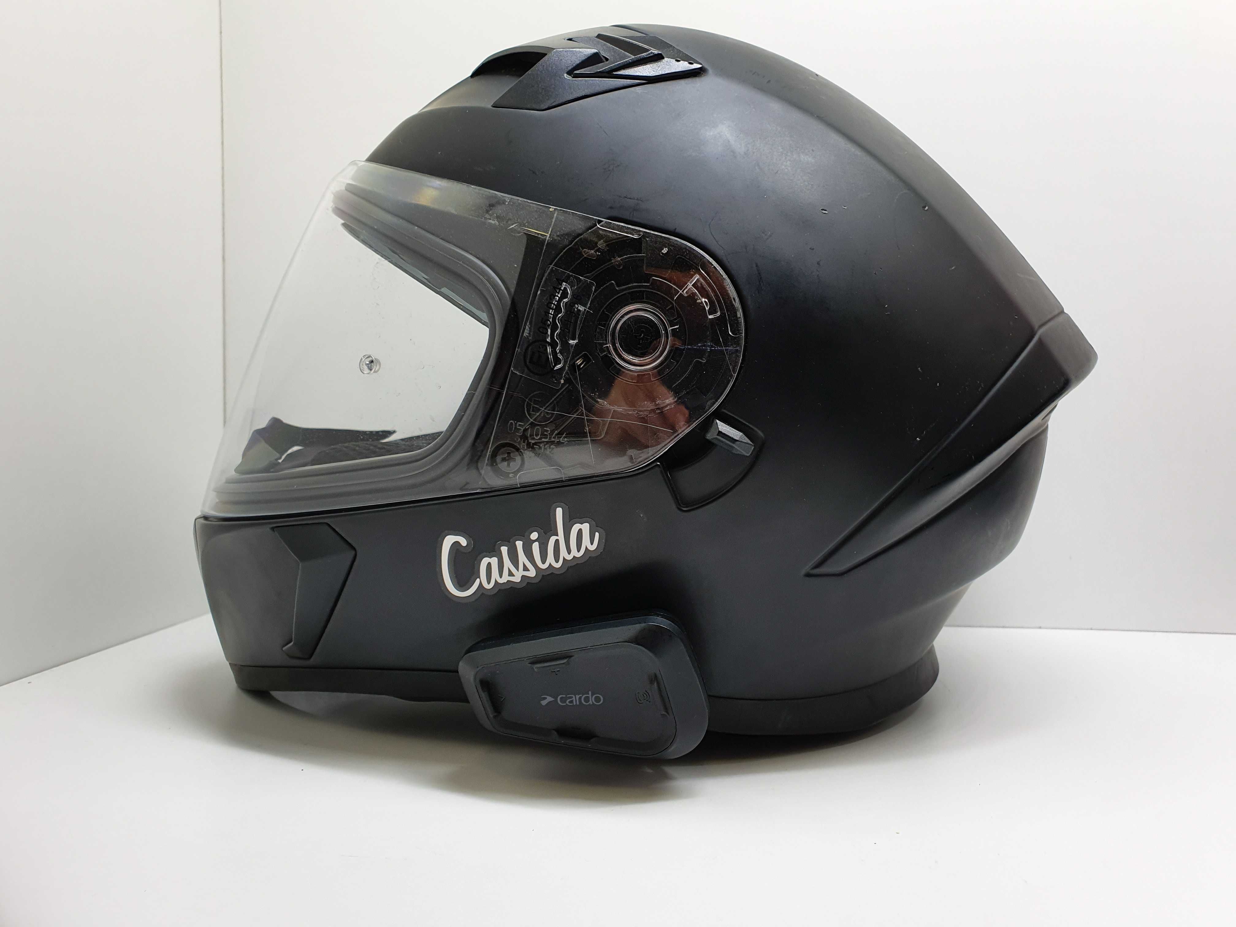 Integralny kask motocyklowy Cassida Integral 3.0 interkom Cardo Spirit