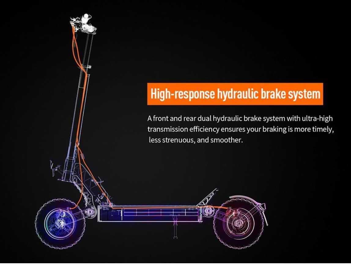 Hulajnoga elektryczna model 2025 Joyor S8-Z 2x600W 48V26AH 60km/h LCD