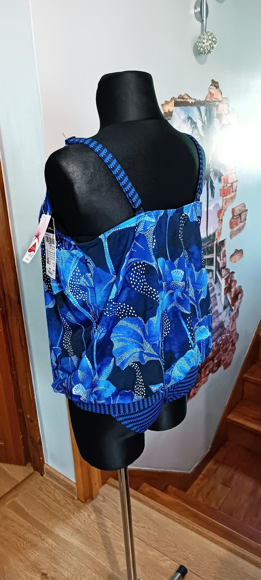 Ulla Popken strój Kąpielowy dwuczęściowy Tankini r. 48/4XL Nowe