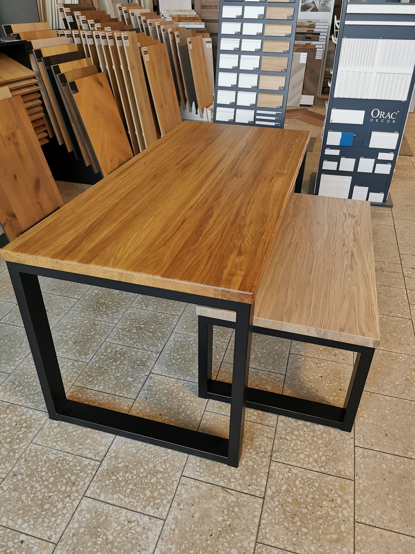 Stół Loft lity dąb