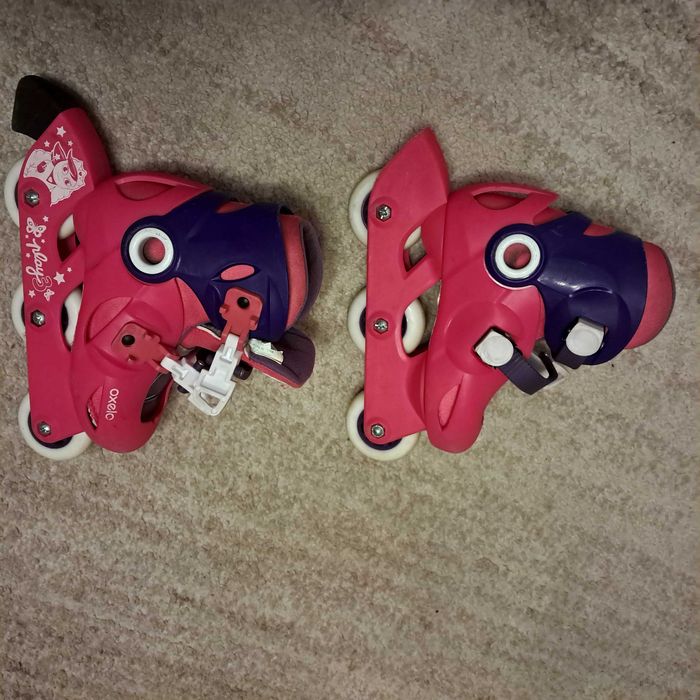 Rolki Oxelo różowe 28-30