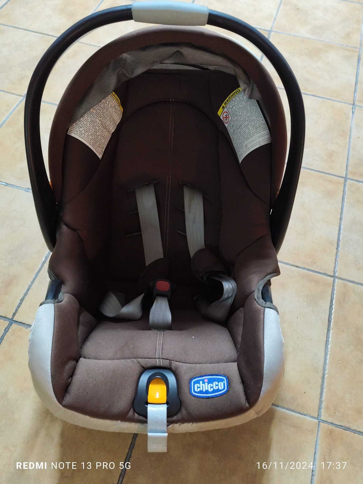 Carrinho e Cadeirinha Auto Chicco (Ovo) - como novo