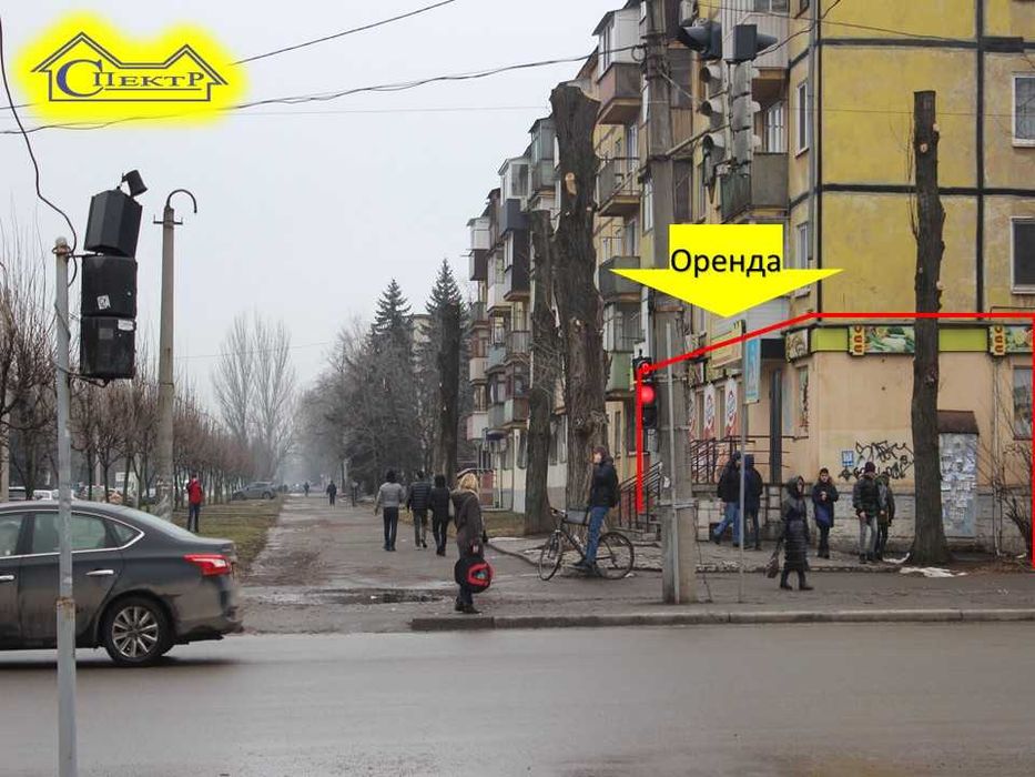 магазин на перехресті червона лінія Віталія  Матусевича 88кв.м.