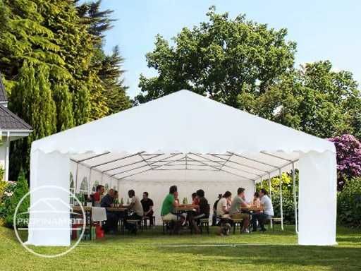 5x5m Namiot imprezowy, ogrodowy, PVC biały, Altana, gratis wysyłka