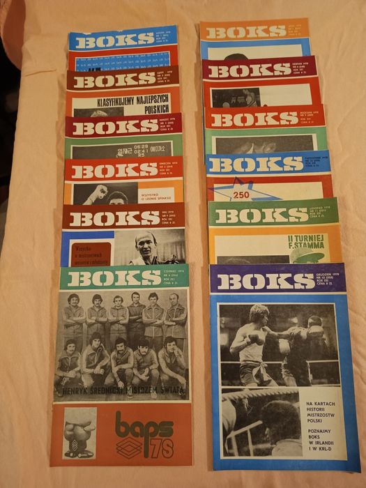 Magazyn Boks kompletny 1978 rok