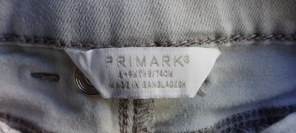Calças Cinzentas Primark 6-9 meses