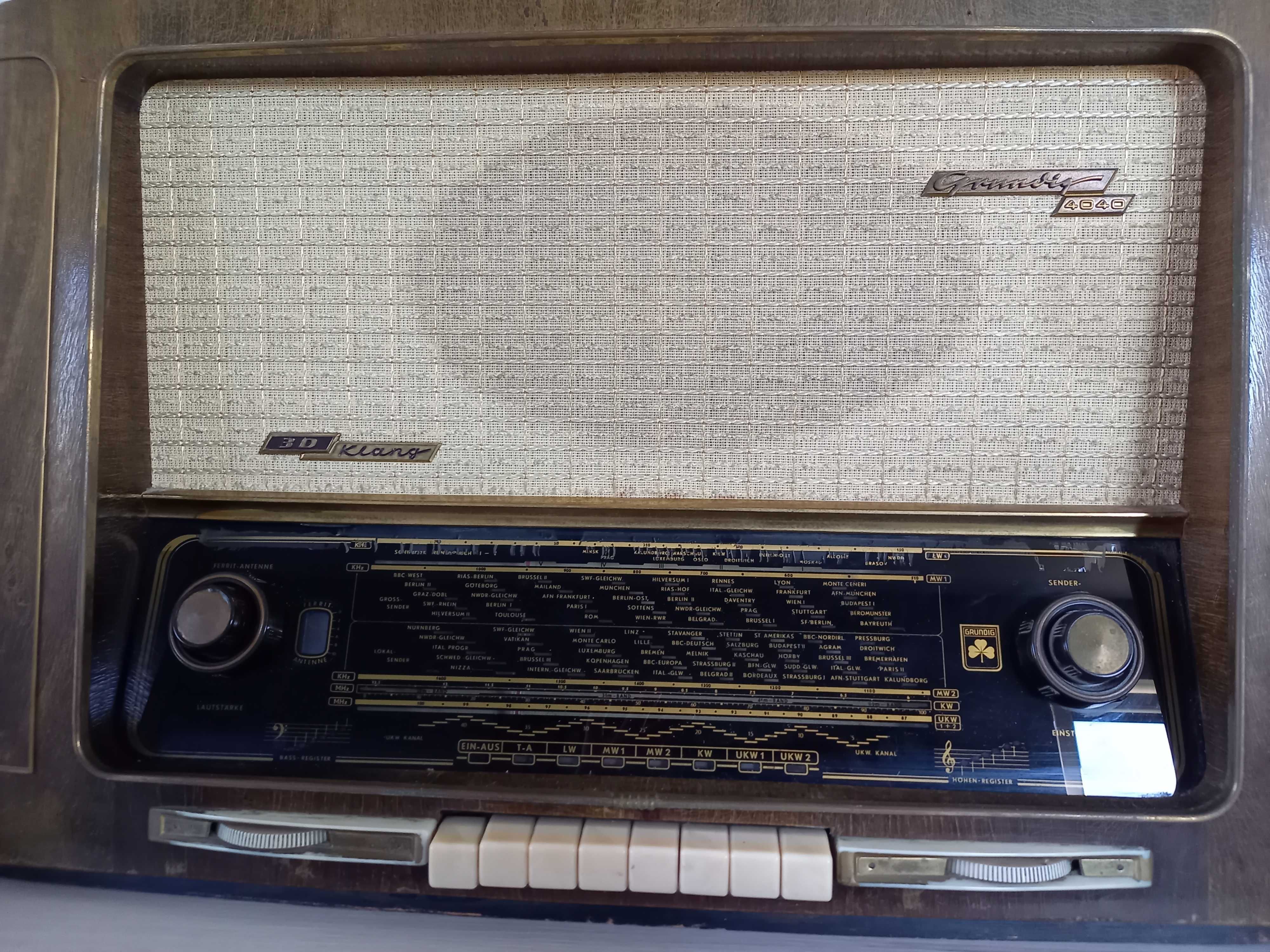 Radio zabytkowe grundig