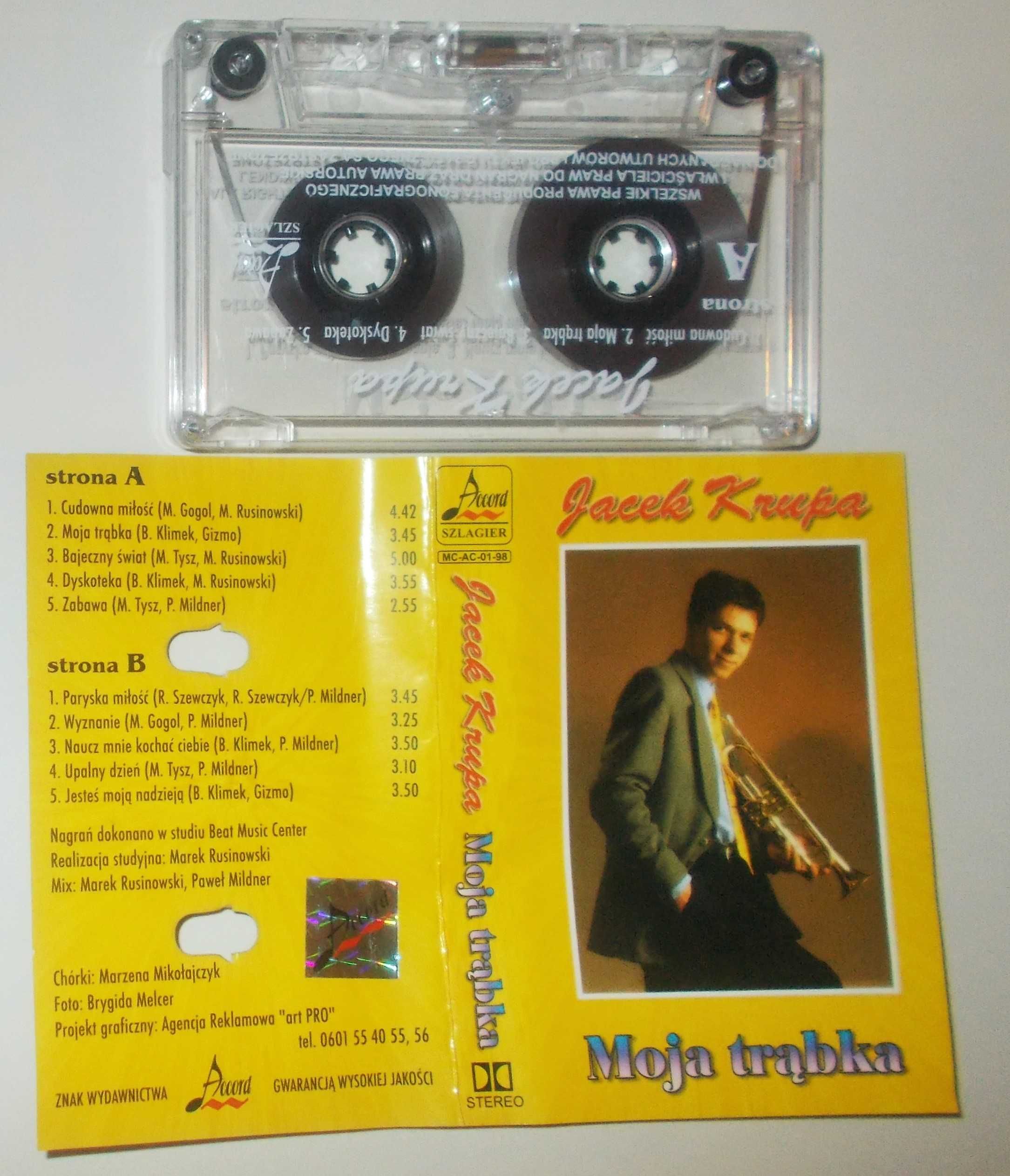 Jacek Krupa Moja Trąbka Accord Szlagier 1999 Kaseta