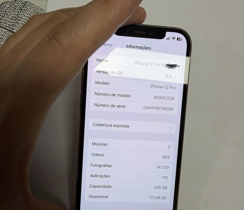 iPhone 12 PRO 256GB GOLD - 100% original / SEM RISCOS