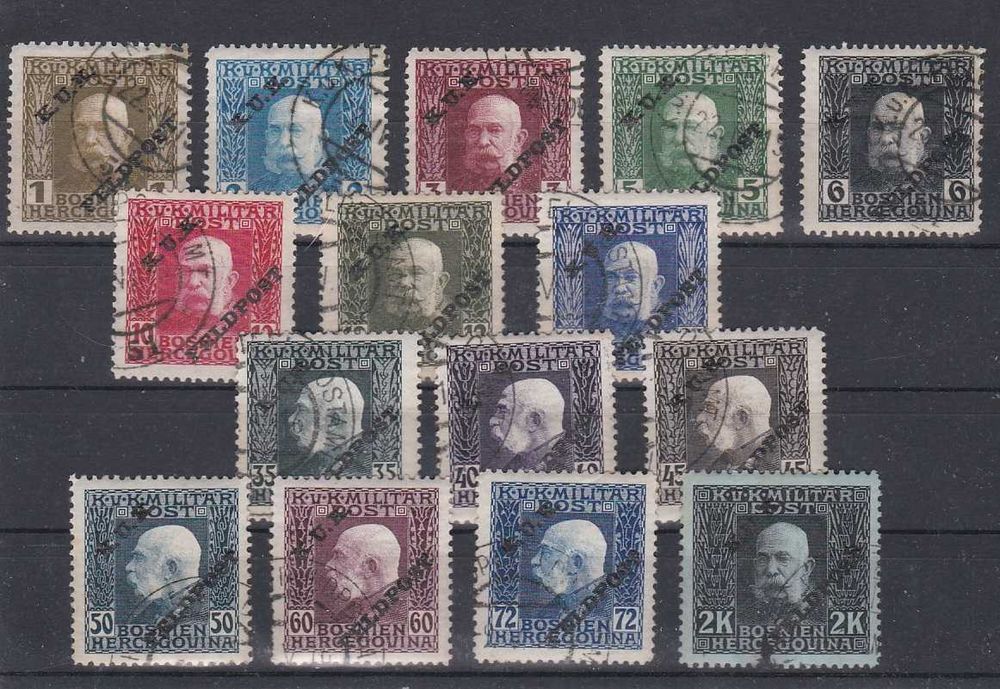 Austria. Stare znaczki, zestaw 70