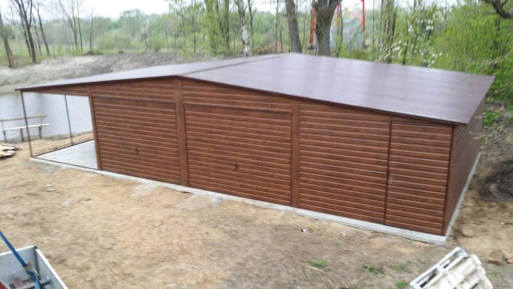 Garaże blaszane od Producenta 12x6! 3x5 4x5 4x6 6x5 6x6 9x6 Blaszak