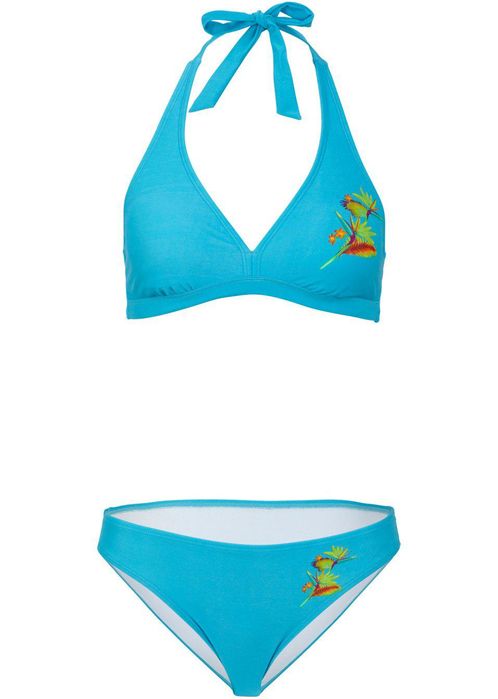 B.P.C bikini wiązane na szyi niebieskie ^48