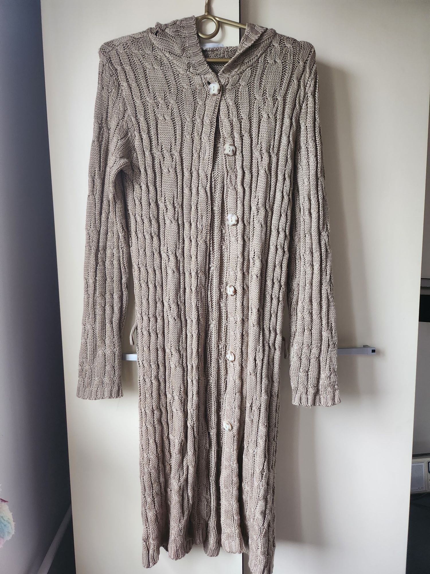 Sweter długi z kapturem Clockhouse s/m